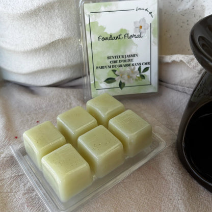 Fondant floral jasmin cire olive
