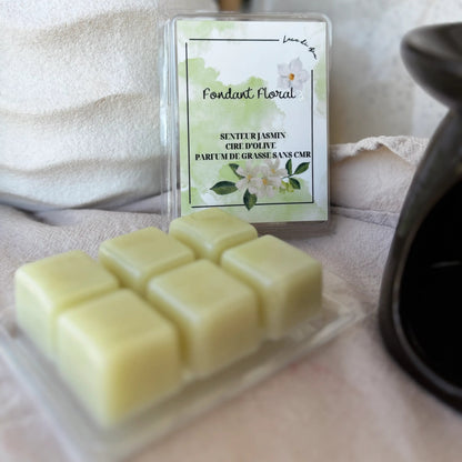 FONDANT JASMIN cire olive floral