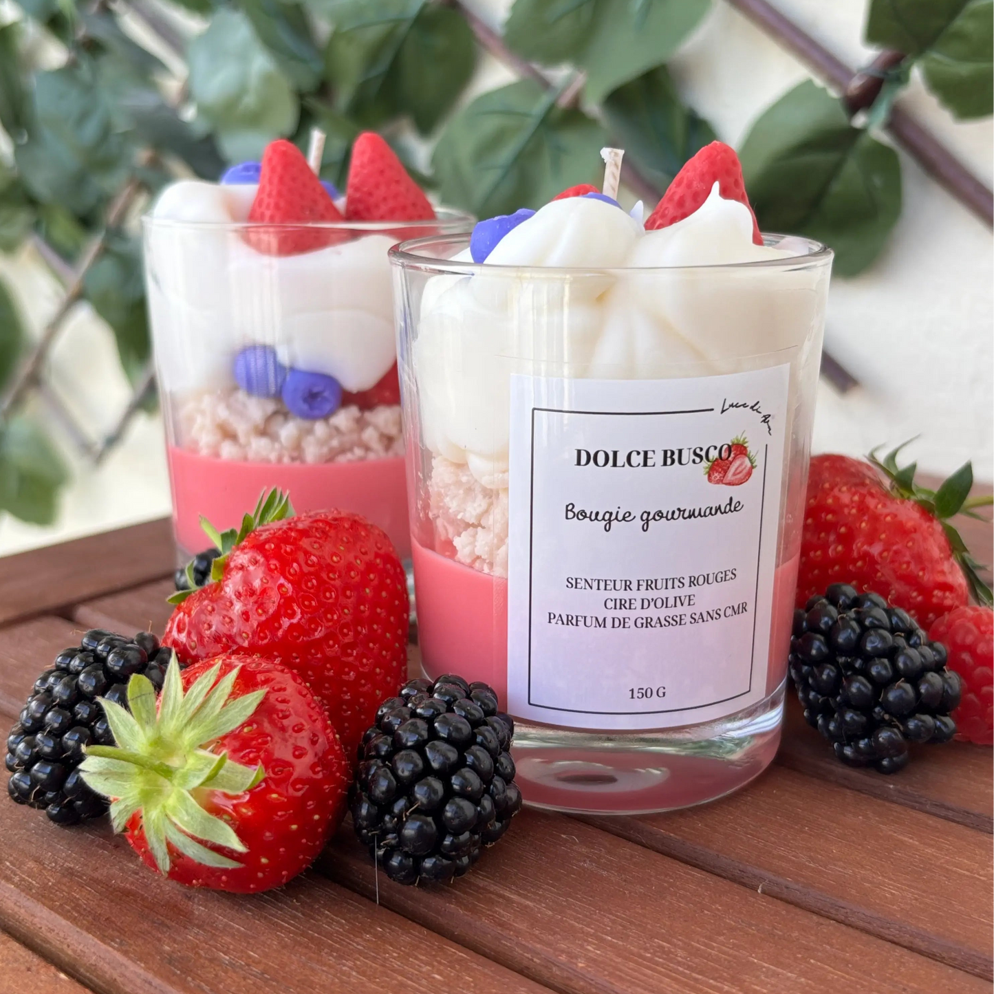 Bougie dolce busco Fruit rouge