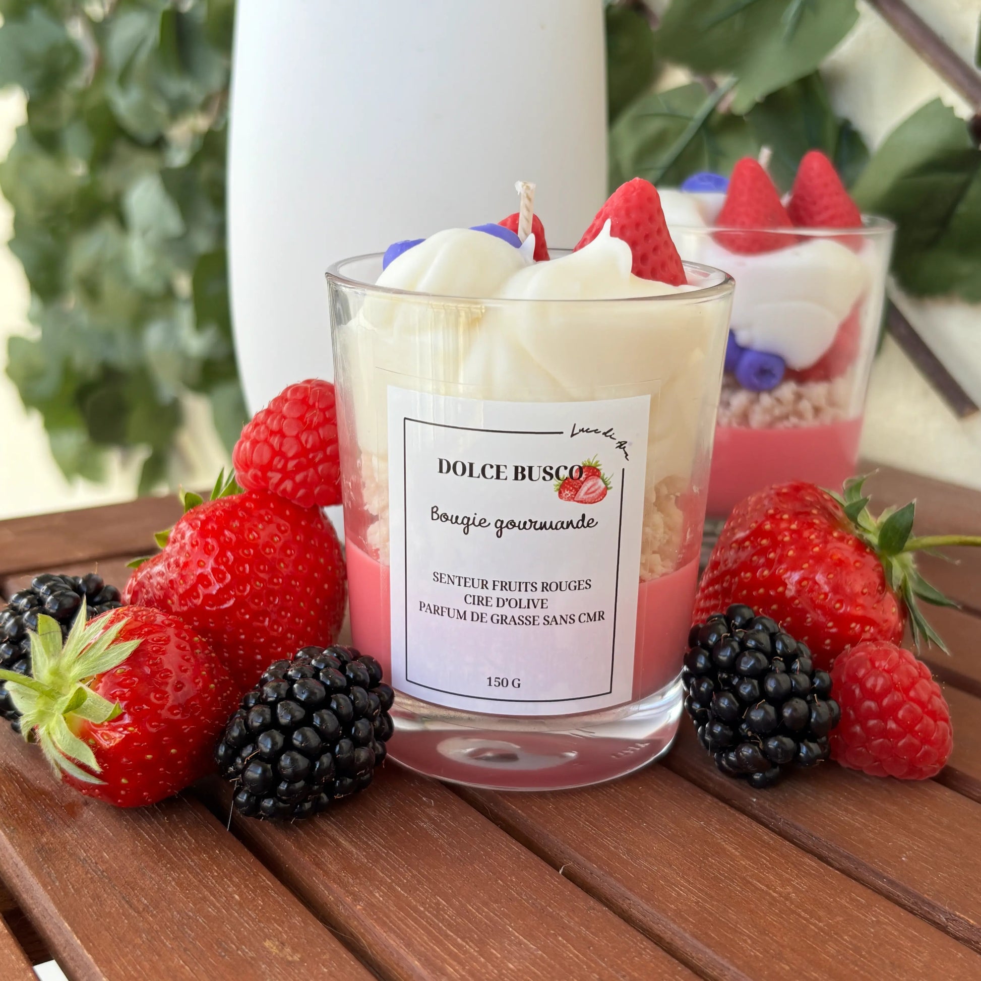 BOUGIE FRUIT ROUGE