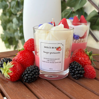 BOUGIE FRUIT ROUGE