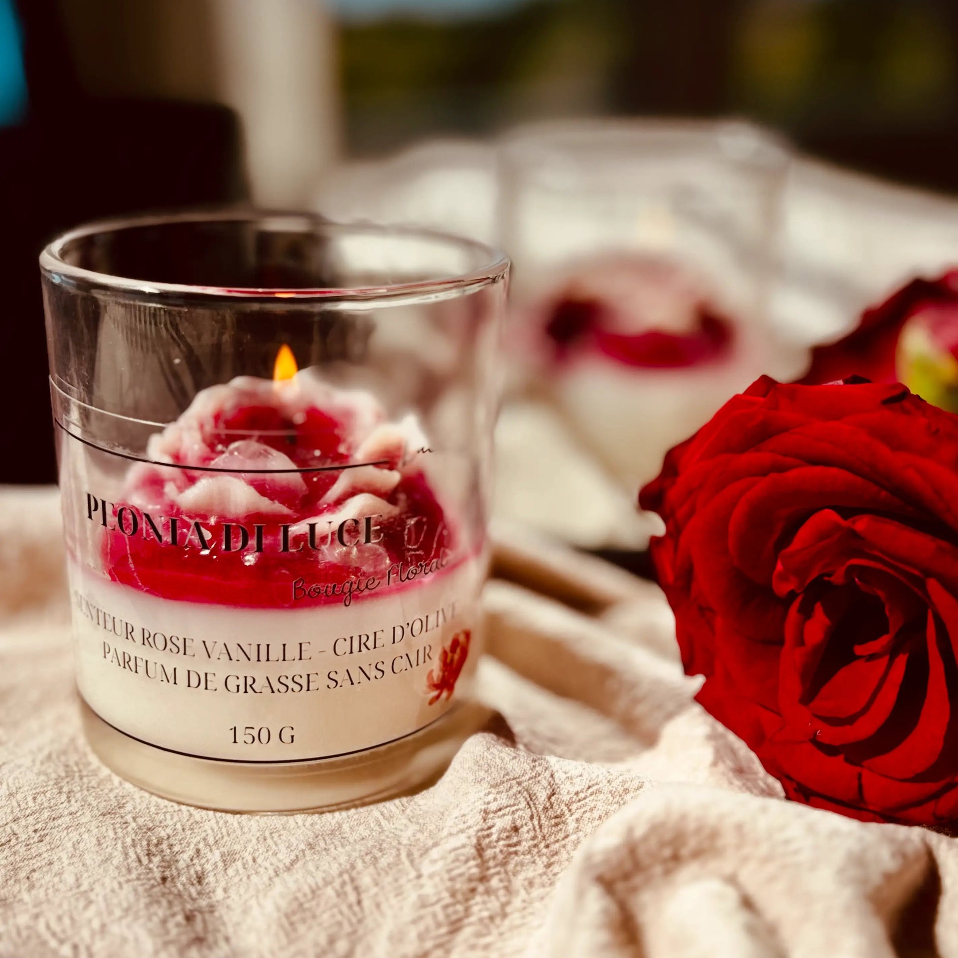 PEONIA DI LUCE ROSE VANILLE